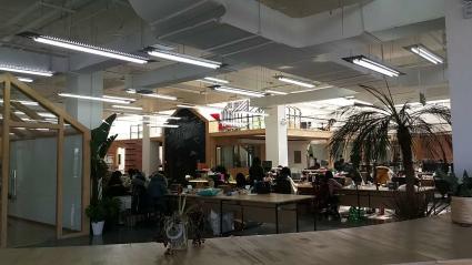 1200平米北京下廚房科技有限公司辦公室裝修